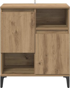 vidaXL Πλαϊνό γραφείο Artisan Oak 60 x 35 x 70 cm Επεξεργασμένο ξύλο