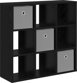 vidaXL Πλαϊνό γραφείο Μαύρη Οξυά 73,5 x 24 x 69,5 εκ.