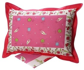 Σετ Σεντόνια Cotton Feelings εμπριμέ 4675 Pink Μονό (160x260)
