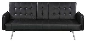 Καναπές - Κρεβάτι Wells Ε9681,2 Black Ξύλο,Ύφασμα