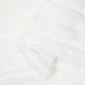 vidaXL Ριχτάρια 6 pcs Λευκό 270 x 240 cm Μαλλί