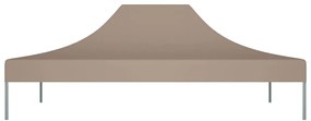 vidaXL Κάλυμμα Τέντας Εκδηλώσεων Taupe 4 x 3 μ. 270 γρ/μ²