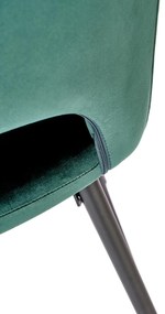 H107 bar stool, color: dark green DIOMMI V-CH-H/107-C.ZIELONY