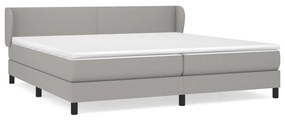 ΚΡΕΒΑΤΙ BOXSPRING ΜΕ ΣΤΡΩΜΑ ΑΝΟΙΧΤΟ ΓΚΡΙ 200X200 ΕΚ. ΥΦΑΣΜΑΤΙΝΟ 3126109