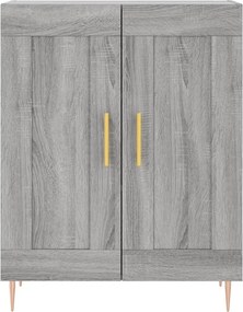 vidaXL Ντουλάπι Γκρι Sonoma 69,5 x 34 x 90 εκ. από Επεξεργασμένο Ξύλο
