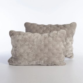 Ζεύγος Μαξιλαροθήκες (52x72) Nef-Nef Homeware Premium Priver Grey