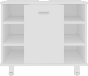 vidaXL Ντουλάπι Νιπτήρα Λευκό 60 x 32 x 53,5 εκ. Επεξ. Ξύλο