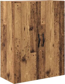 vidaXL Highboard 2 pcs Παλιό ξύλο 69,5 x 34 x 180 εκ.