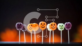 Intra Συλλεκτικό Ξύλινο Παζλ Plywood 4mm - Πολύχρωμα γλειφιτζούρια με χαμογελαστά πρόσωπα Σε Ξύλινο Κουτί - Διαστάσεις Puzzle: 10x10 cm – 25 κομμάτια