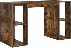 vidaXL Γραφείο Καπνιστό Δρύς 130 x 50,5 x 75 cm Επεξεργασμένο Ξύλο
