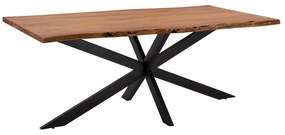 ΤΡΑΠΕΖΙ ΤΡΑΠΕΖΑΡΙΑΣ MONTANA SUPERIOR ΜΑΣΙΦ ΑΚΑΚΙΑΣ HM8716.11 200x85-110x77Υεκ.