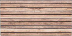 vidaXL Πάνελ τοίχου 5 pcs Ανοιχτό καφέ 100 x 50 cm Αφρός EPS