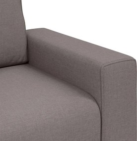 vidaXL Καναπές Taupe 100 x 80 x 82 εκ ύφασμα