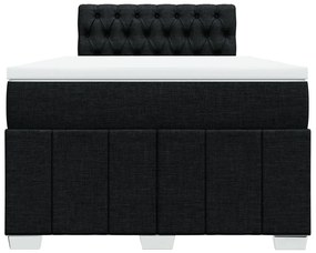 ΚΡΕΒΑΤΙ BOXSPRING ΜΕ ΣΤΡΩΜΑ ΜΑΥΡΟ 120X190 ΕΚ. ΥΦΑΣΜΑΤΙΝΟ 3287016