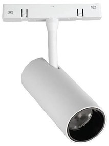 Σποτ Led Ento VK/04628/TR/DA/3/W/W Για Στρογγυλή Μαγνητική Ράγα Dali 48V 3000K 10W 670lm CRI>90 Για Διάμετρο 3m White VKLed