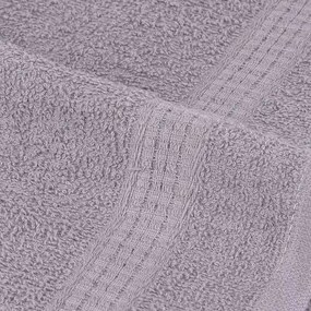 vidaXL Πετσέτες FROGN 4 τεμ. Γκρι 100x200 εκ. 360 γρ./μ²