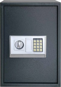 vidaXL Ψηφιακό Ασφαλές Σκούρο γκρι 35 x 31 x 50 εκ. Ατσάλι