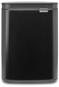 Κάδος απορριμμάτων Brabantia Bo Small 4L, Ομαλό και αθόρυβο άνοιγμα,Αντιολισθητική βάση, Μαύρο