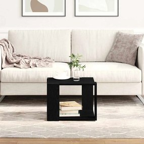 vidaXL Τραπεζάκι Καφέ Μαύρο δρυς 40x40x30 εκ. Κατασκευασμένο ξύλο