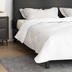 vidaXL Χειμερινό Παπλωματοθήκη Λευκό 240 x 222 x 5 εκ. Πολυεστέρας