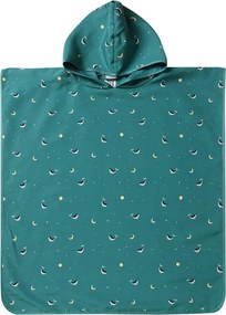 Παιδικό Πόντσο Monneka Teal Whale Πετρόλ 1-3 Ετών