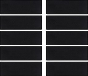vidaXL Πατάκια Σκάλας 10 τεμ. 25 x 75 εκ. από Καουτσούκ