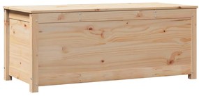 vidaXL Κουτί Αποθήκευσης 110 x 50 x 45,5 εκ από Μασίφ Ξύλο Πεύκου