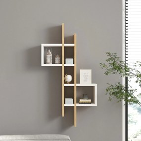 Wall Shelf Emse - Sapphire Oak, White Sapphire Oak
White
