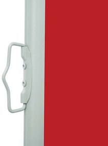 vidaXL Σκίαστρο Πλαϊνό Συρόμενο Κόκκινο 140 x 300 εκ.