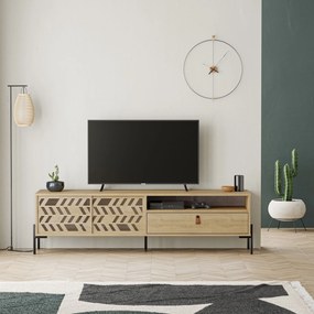Έπιπλο Τηλεόρασης Sapphire Δρυς CROGIMO 170x45x48.6