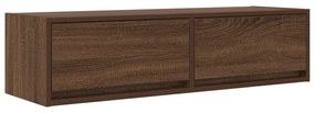 vidaXL Κάμπινγκ TV Καφέ Δρυς 100x31x25,5 εκ Επεξεργασμένο Ξύλο