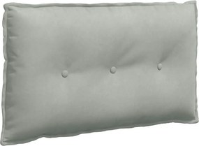 vidaXL Μαξιλάρι Πλάτης Ανοιχτό γκρι 80 x 50 x 19 cm