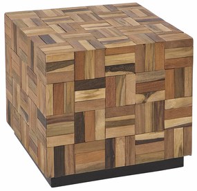 Τραπεζάκι σαλονιού Berwyn 970, Σκούρο ξύλο, 40x45x45cm, 11 kg, Ξύλο, Γωνιακό, Ξύλο: Ξύλο Teak | Epipla1.gr