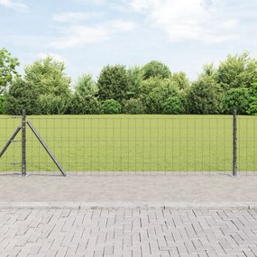 vidaXL Euro Fence με 7 μεντεσέδες 0.6x10 μ από γαλβανισμένο χάλυβα