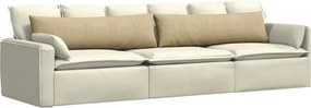 vidaXL Μαξιλάρι Καναπέ 2 pcs Γκρι Πράσινο 145 x 40 εκ.