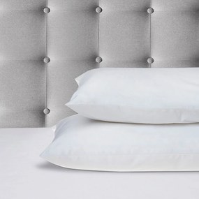 Μαξιλαροθήκη Ξενοδοχείου Plain Satin Dream 700893 300ΤC White 50Χ70 100% Βαμβάκι