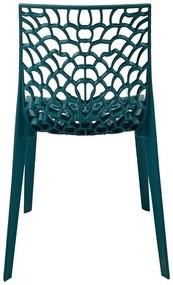 Καρέκλα Hush στοιβαζόμενη pp μπλε 50x57x81 εκ. 50x57x80 εκ.