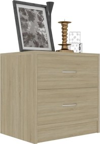 vidaXL Κομοδίνο Χρώμα Sonoma Δρυς 40 x 30 x 40 εκ. από Επεξ. Ξύλο