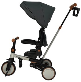 Ποδηλατάκι τρίκυκλο 7 σε 1 Urban Grey Bebe Stars