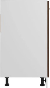 vidaXL Ντουλάπι Νιπτήρα "Lyon" Καφέ Δρυς 80x46x81,5 εκ. από Τεχνητό Ξύλο
