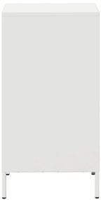 vidaXL Ντουλάπι Λευκό 35x39x73,5 εκ. από Χάλυβα Ψυχρής Έλασης