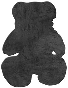 Παδικό Χαλί FEATHERY BLACK TEDDY BEAR 120 x 140 εκ.