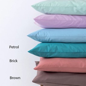 Μαξιλαροθήκες Etoile/2 (Σετ 2τμχ) Brown Palamaiki 52X72 100% Βαμβάκι