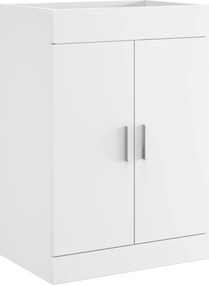 vidaXL Ντουλάπι Κάτω από τον Νιπτήρα Λευκό 56 x 37,5 x 81 εκ