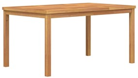 vidaXL Σετ Τραπεζαρίας Κήπου 5 Τεμαχίων από Μασίφ Ξύλο Teak