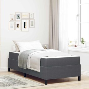 vidaXL Σκελετός Κρεβατιού Σκούρο γκρι 80 x 200 cm Βελούδο