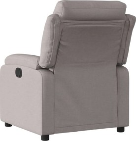 vidaXL Πολυθρόνα Ανακλινόμενη Ηλεκτρική Taupe Υφασμάτινη