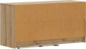vidaXL Ντουλάπι TV 100 x 34 x 50 εκ Artisan Δρυς Επεξεργασμένο Ξύλο
