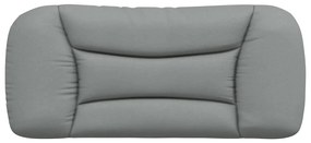 vidaXL Μαξιλάρι για Κεφαλάρι Hvar Ανοιχτό Γκρι 90 εκ. Υφασμάτινο