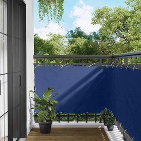 vidaXL Οθόνη Μπαλκονιού Μπλε 100 x 700 εκ Ύφασμα Όξφορντ
